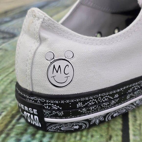 Converse x Miley Cyrus Chuck Taylor Sneakers Women’s 11 White Black CTAS 162235C - Picture 8 of 11
